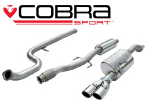 Citroen DS3 1.6 THP 155 & Racing 2010- Catback Sportavgassystem (Ljuddämpat) Cobra Sport